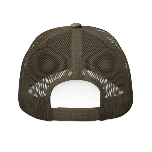 Camouflage Trucker Hat - Embroidered "Fueled by the Surf & Sun & Salt" Beach Cap