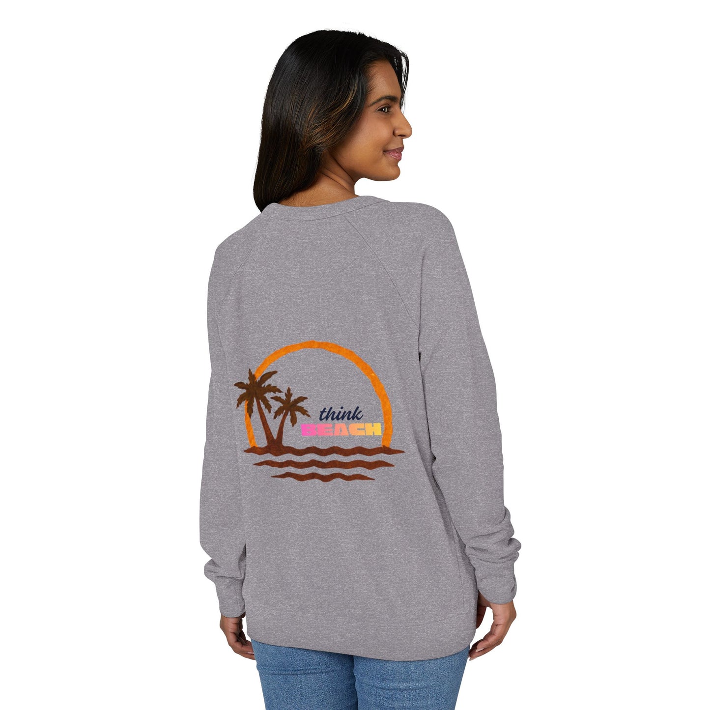 Think Beach Sunset Crewneck Sweatshirt