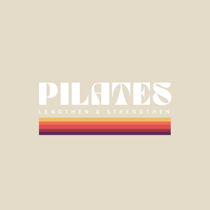 Pilates Retro Stripe Crewneck Sweatshirt