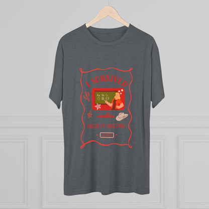 I Survived Another Faculty Meeting T-Shirt — Funny Teacher Gift