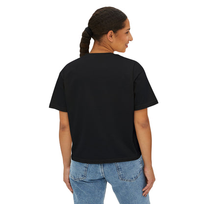 Boxy Tee — "I Hate It Here." Graphic Women's Shirt