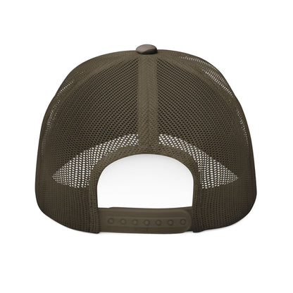 Camouflage Trucker Hat - Embroidered "Fueled by the Surf & Sun & Salt" Beach Cap