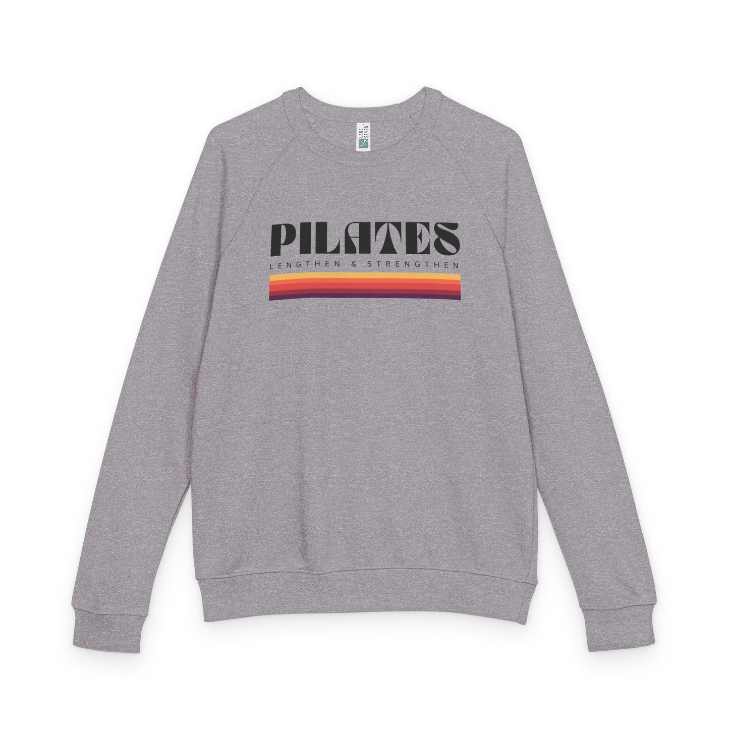 Pilates Retro Stripe Crewneck Sweatshirt