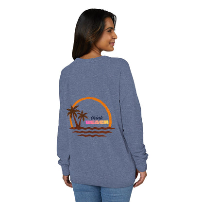 Think Beach Sunset Crewneck Sweatshirt
