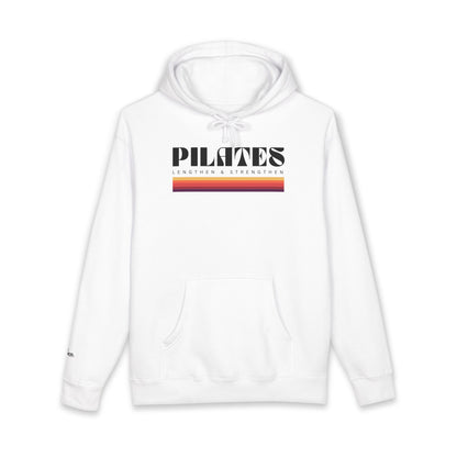 Pilates Retro Stripe Hoodie – Pilates Strength & Wellness Pullover