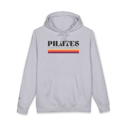 Pilates Retro Stripe Hoodie – Pilates Strength & Wellness Pullover