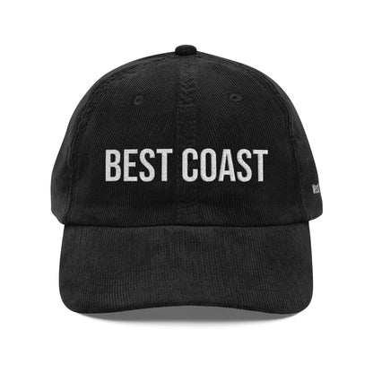 Best Coast Embroidered Corduroy Cap