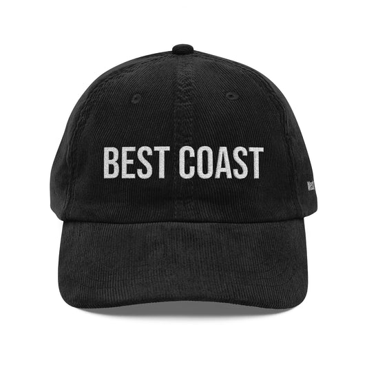 Best Coast Embroidered Corduroy Cap
