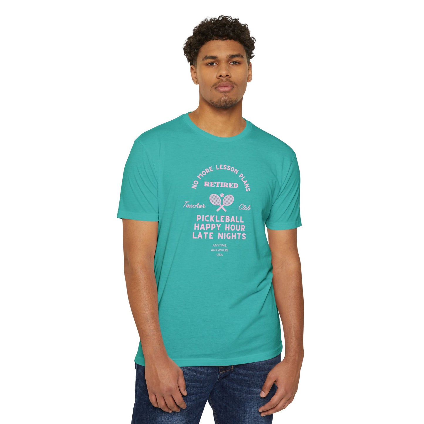Pickleball Retired Tee — "No More Lesson Plans" Happy Hour & Late Nights Shirt