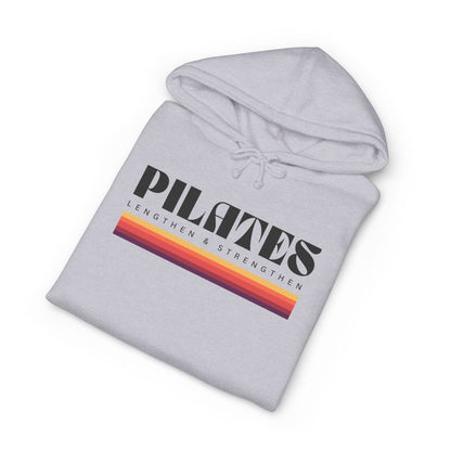 Pilates Retro Stripe Hoodie – Pilates Strength & Wellness Pullover