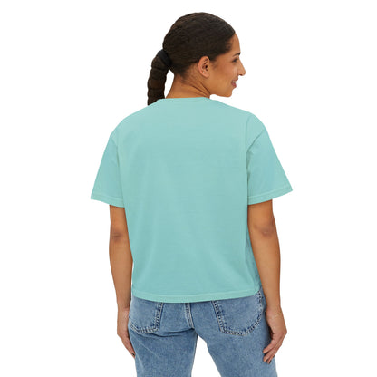 Boxy Tee — "I Hate It Here." Graphic Women's Shirt
