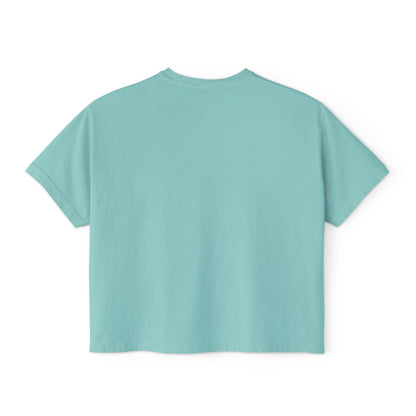 Boxy Tee — "I Hate It Here." Graphic Women's Shirt