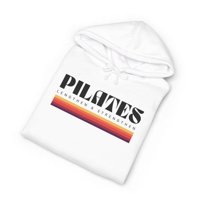 Pilates Retro Stripe Hoodie – Pilates Strength & Wellness Pullover